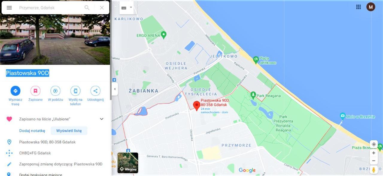 Apartament 2 Pokoje W Gdansku Blisko Morza 1500 M Do Plazy Εξωτερικό φωτογραφία